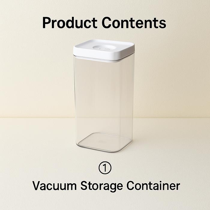 Vacuum Storage Container - 1480ml "Vacuum Container (Container Only)"