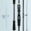 Fiberglass Lure Rod, M/ML Action with Hollow Spigot Handle