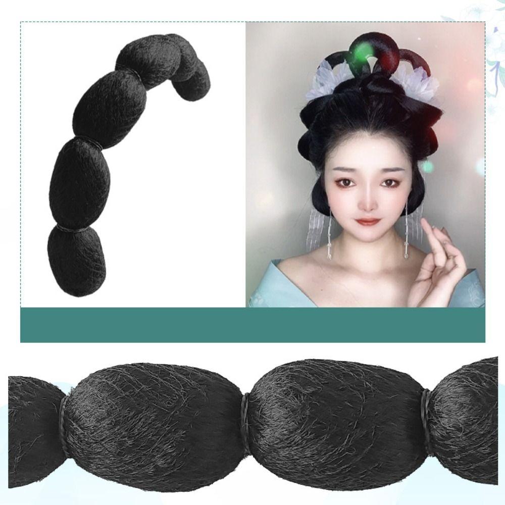 Props Hair Accessories Hanfu Cosplay Wig Princess Hair Pads Lotus Root Bun Hanfu Hair Chignon