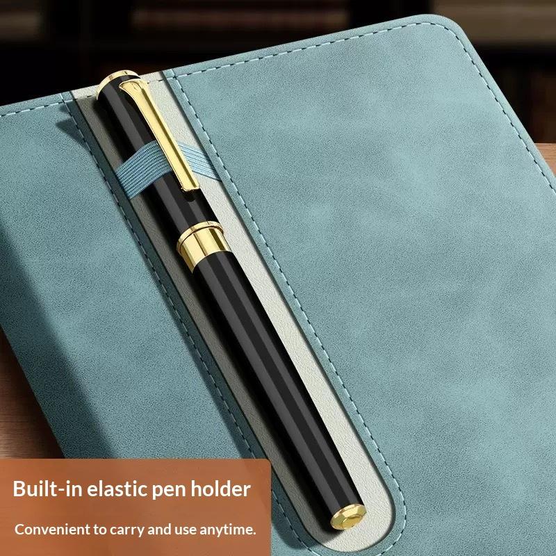 A5 B5 Notebook Pu Leather Notebook With Pen Holder Loop Thickened Suitable Journal For Work, Diary And Business