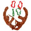 5pcs/lot Santa Funny Reindeer Antler Christmas Toy Children Kids Headgear Inflatable Hat Ring Toss Christmas Supplies Toy