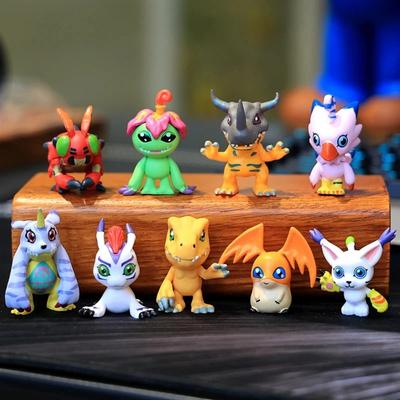 Set Fierbinte 9 Bucăți/set Figurină Model Anime Digimon Digimon Adventure PVC Ornamente Colecție Statuete Păpuși Jucărie Cadouri de Ziua de Naștere Cadouri
