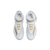 Anta KT8 KT 8 Cushioning Slip Resistant Abrasion Resistant High top Basketball Shoes Men's White Gold 512240511-1