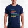 Get In Trouble Good Trouble Necessary Troublejohn Lewis Tshirt Summer Casual Cotton Tee Oversized Streetwear Tops