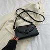 Trendy Small Box Bag For Women 2023 Street Style Fashionable Shoulder Bag Casual Chic Pu Leather Handbag With Magnetic Closure