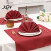 Soft Textured Napkins for Restaurants Imitation Linen Cloth Napkin, Washable Fabric 18 x Stain Resistant Parties Inch Square Napkin Weddings
