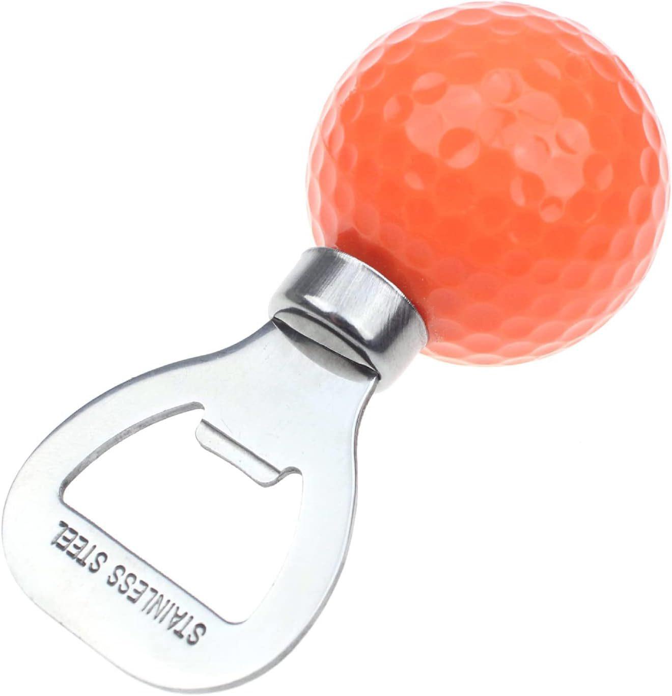 

Colorful Beer Opener Portable Bottle Opening Tool Creative Golf Ball-Shaped Bottle Opener Home оранжевый