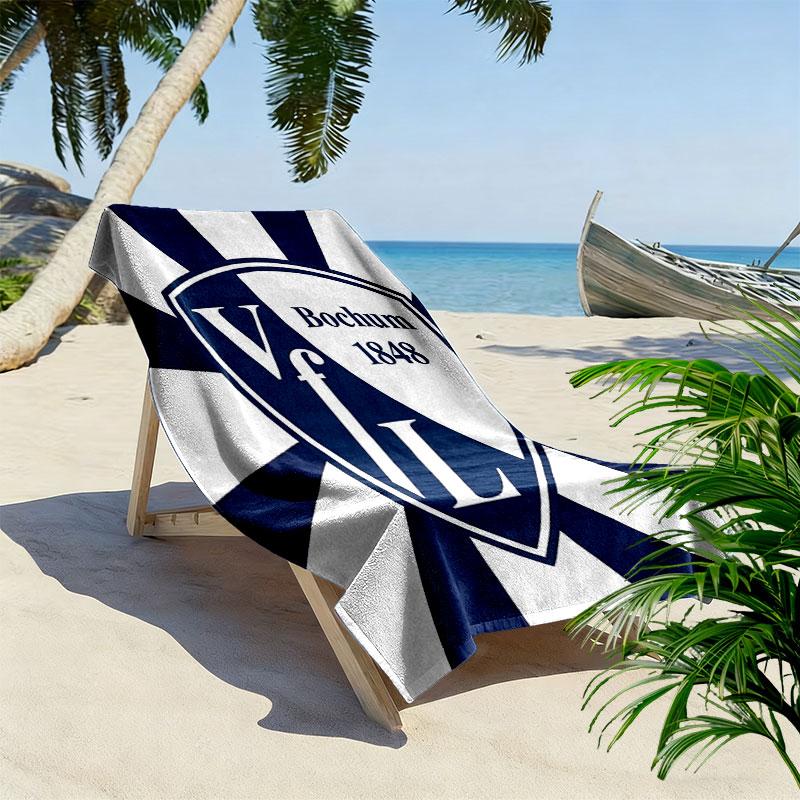 VfLBochum Beach Towel, Large Soft Quick Dry Towel for Beach Camping Swimming