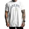 Mens Cotton Fitness Workout Short Sleeve Crew Neck Tshirt Gym Sport Bodybuilding Muscle T Summer Breathable Slim Fit Clothing