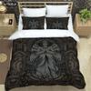 Medieval Dark Retro Digital Print Polyester Bedding Sets Boys Bed Linen Set For Teens, Queen Bedding Set Bed Comforter Set