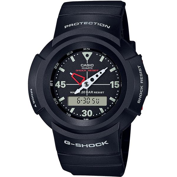 

CASIO G SHOCK AW 500E 1EJF [воспроизведение модели AW500 Digi Ana]