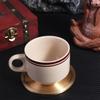 Heat Resistant Brass Coaster Metal Cup Mats Drink Coaster Cup Tray  Dining Table