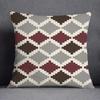 Dark Red Geometric Pattern Pillowcase Car Ornaments Office Living Room Home Pillowcase