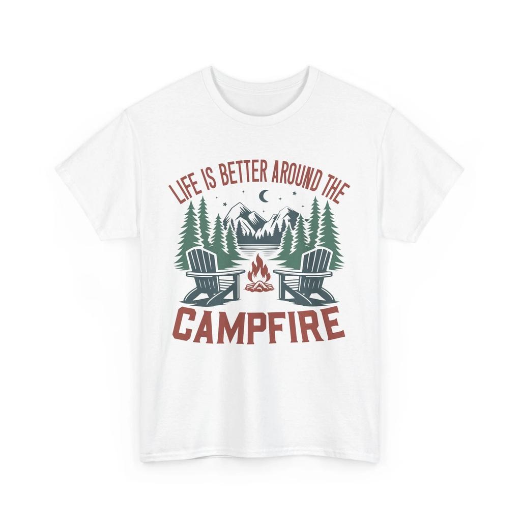 Hello Sunshine T-shirt Tops Tees Unisex | Life Is Better Around The Campfire Tee | Summer T-shirt Tops Tees Unisex