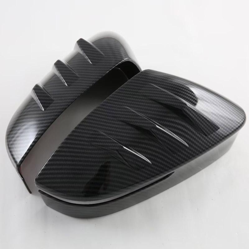 For Toyota C-HR CHR  2024 ABS Fiber Rear View Cover Trim Rearview Mirror Case Cap Overlay Protection Stick Car Accessories