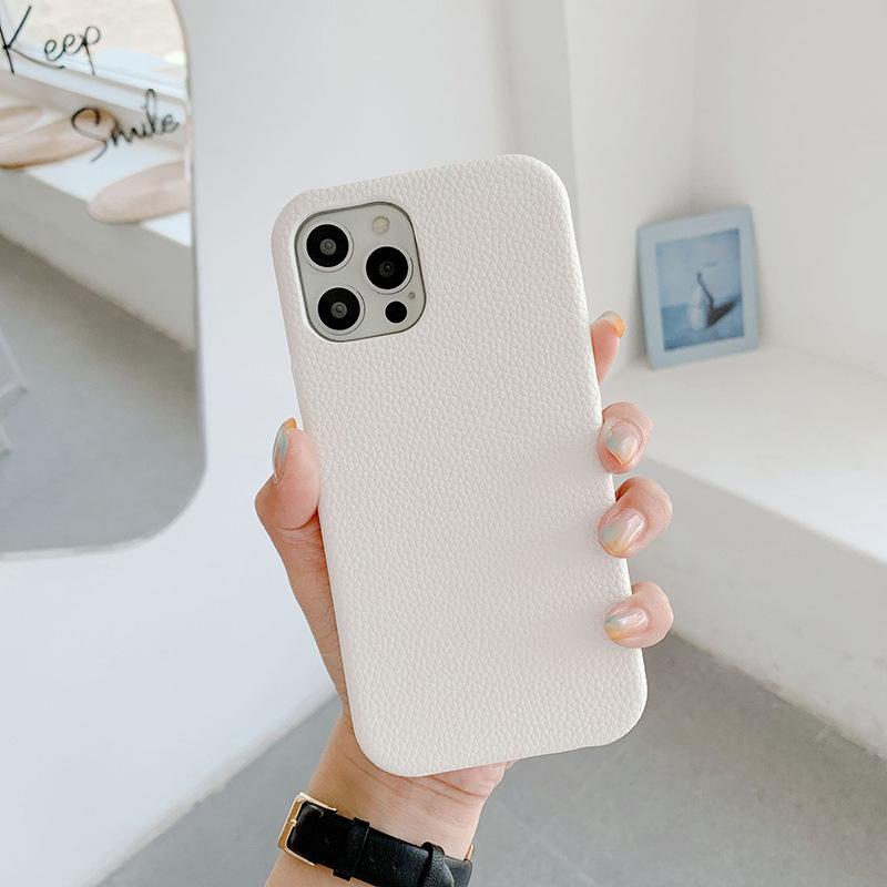 

Подходит для чехла для телефона Apple 15promax, Полузакрытый с узором личи, IPhone14, Противоударный 13, Полностью закрытый 12, Простые наборы 11 iPhone X/Xs Universal