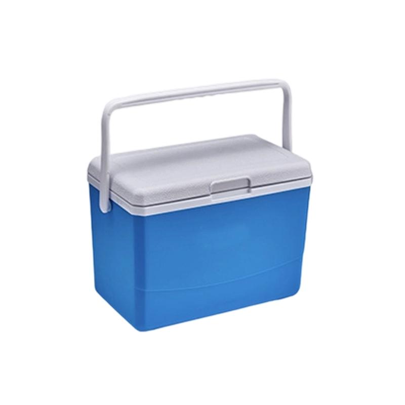 

Camping Cooling Bag with Temperature Display Food Storage Bag Insulation Cooling Box Perfect for Hiking Beach Outings S синій