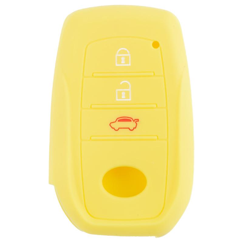 Silicone key cover is suitable for Toyota RAV4 RongFang Smart 3-key key case Highlander Vessa Lingshang protective cover