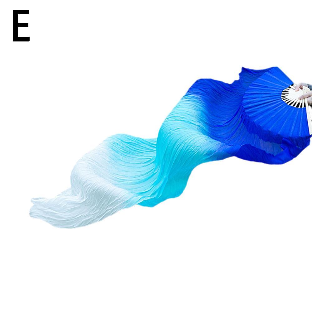 Home Decor Dancing Fan Extended Floating Head Gradient Color Dance Fans Portable Belly Dance Fan Dance Performance Wedding