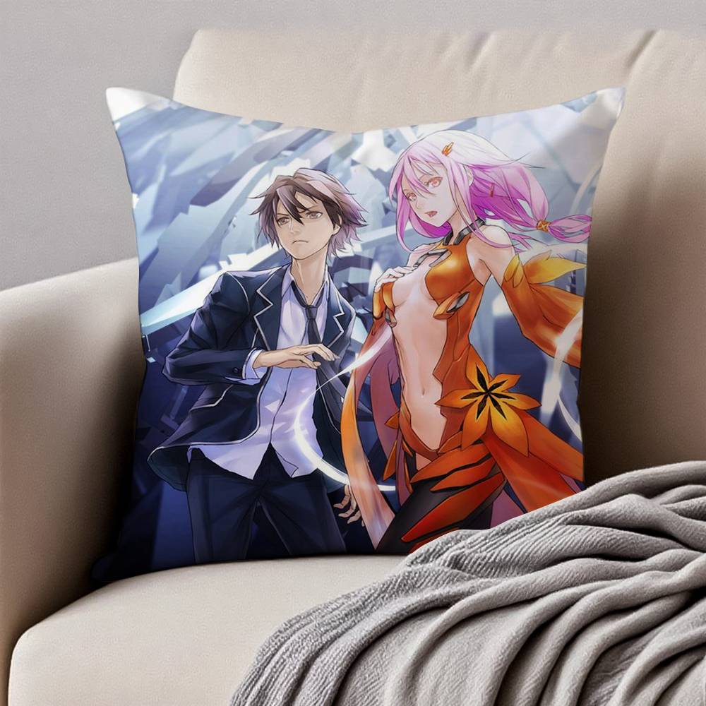 G-Guilty C-Crown Kissenbezug Milbendicht Kissenbezug Verdeckter Reißverschluss Seidig Kurzer Plüsch Sofa Kissenbezug