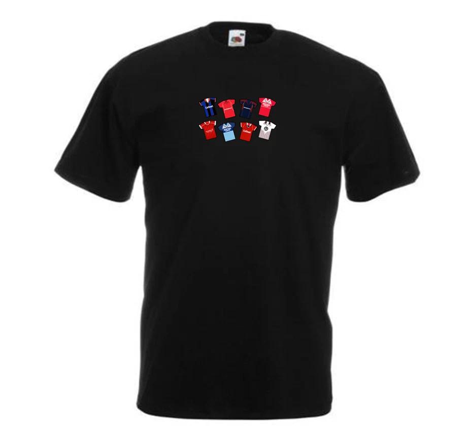 Middlesbrough Retro Kits Black T-Shirt Adult tshirt Great Gift L