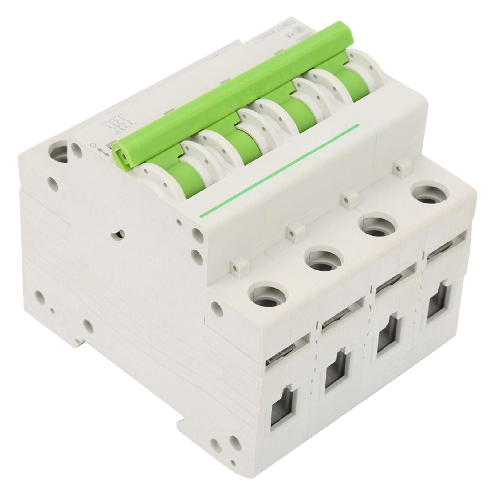 

TOMC763 4P тип C 6 кА Мініатюрний автоматичний вимикач Захист від витоку Пневматичний вимикач(25A)