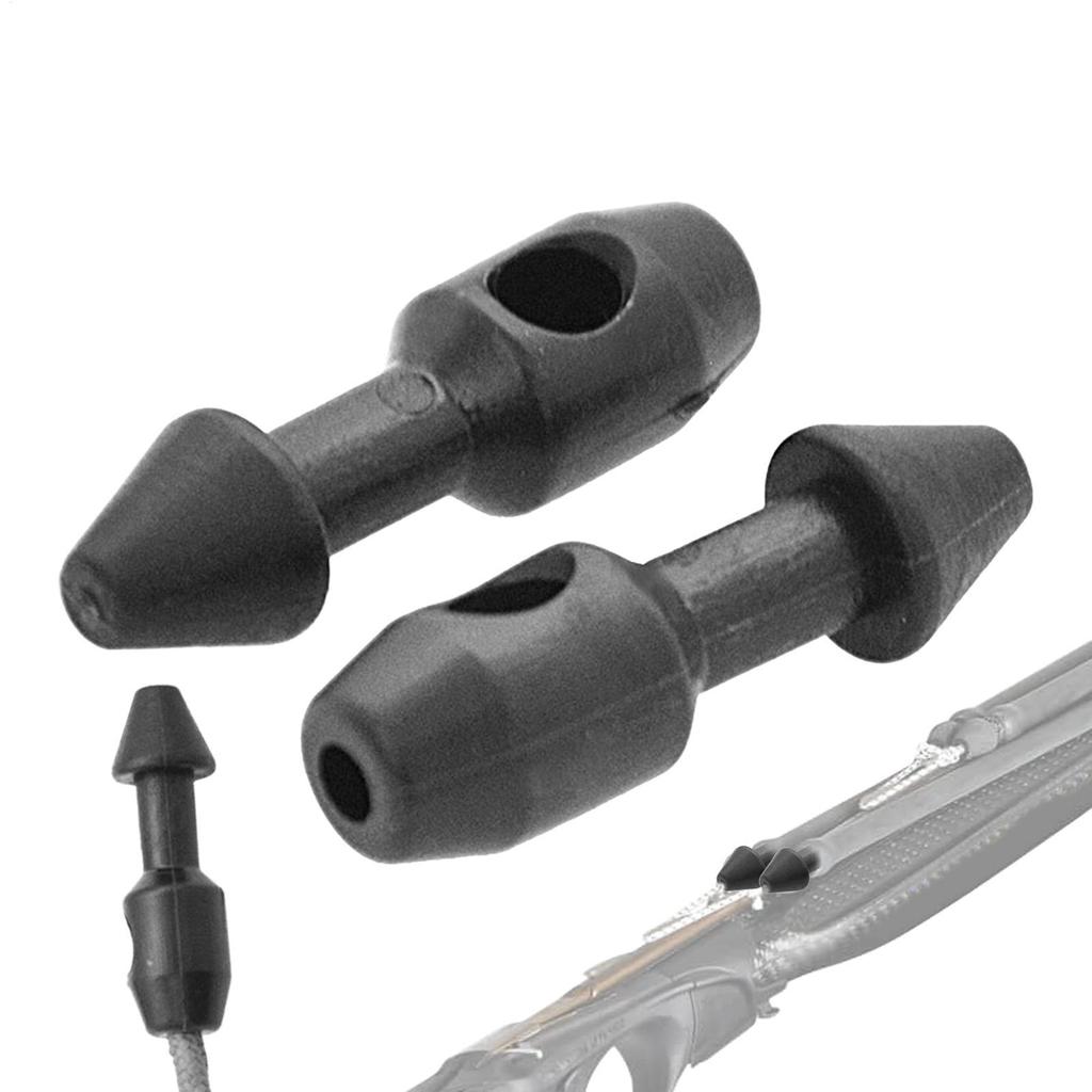 2 PCS/Set Spearfishing Rubber Insert Divers Fishing Accessory Speargun Rubber Band Wishbone Inserts Tackle Tool Fishing