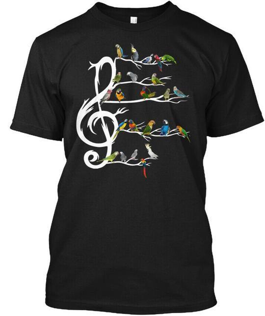 Футболка Parrot And Music N Сделано в США Размер от S до 5XL 3XL