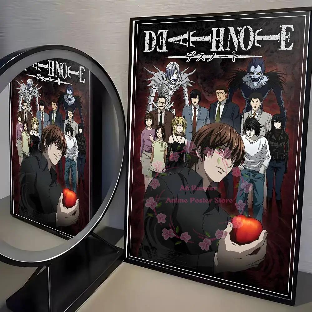Death Anime Note Dn L Classic Vintage Poster Art Hd Canvas Advanced Aesthetic Printing Paper Wall Art For Living Room Home Decor