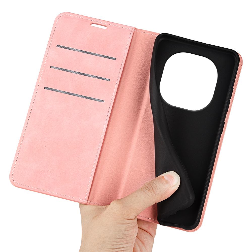 For Xiaomi Redmi Note 14 Pro 5G/Poco X7 5G Case Skin-Touch Leather Wallet Phone Cover