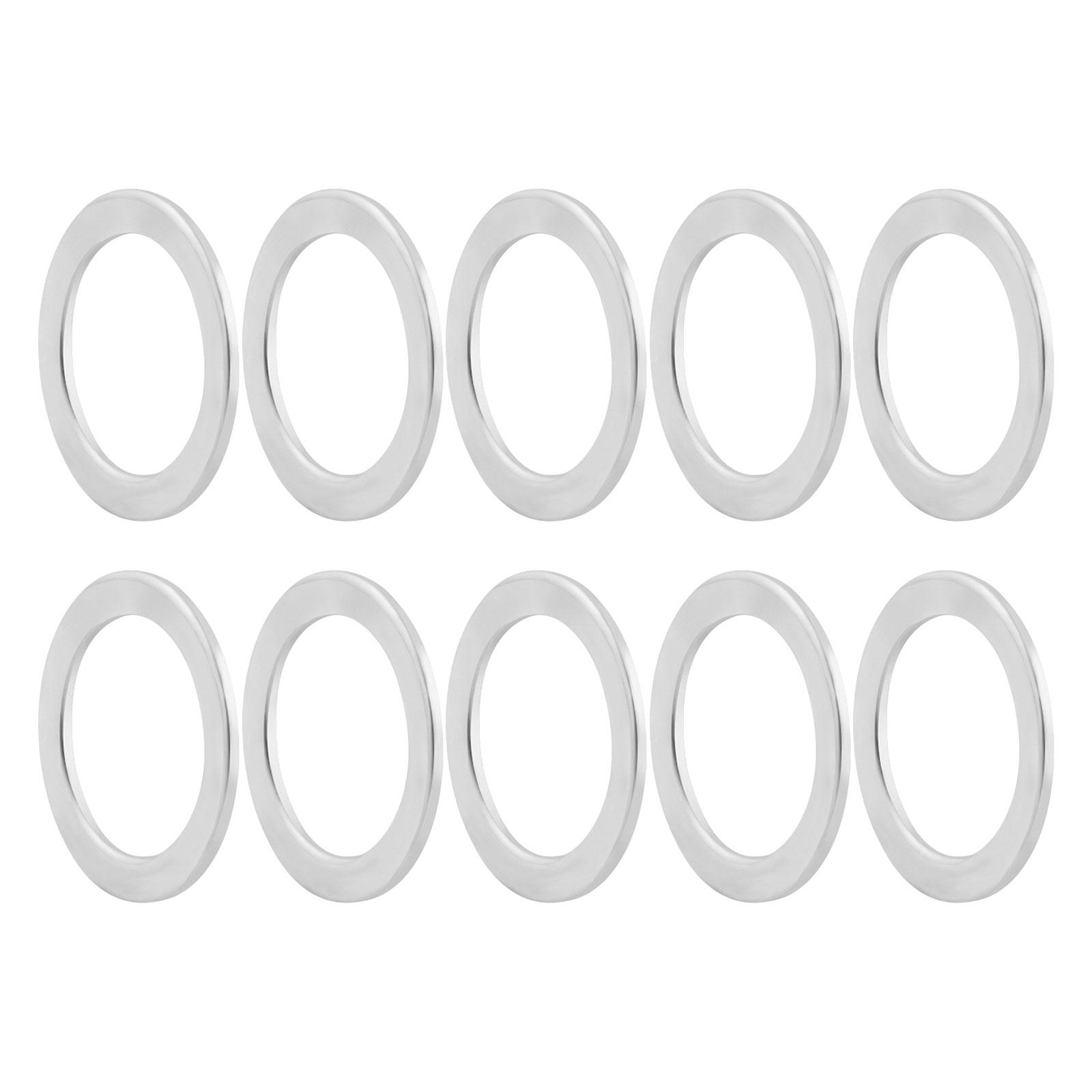 

10 шт./упак. прокладка педали велосипеда из нержавеющей стали, набор для замены шайб педали велосипеда для горного велосипеда, шоссейных велосипедов 10PCS