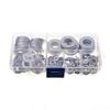 270PC Stainless Steel Gasket Set: M4-M12 Flat Washers