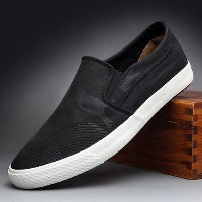 New Autumn Casual Canvas Sneakers Loafers Walking Men Shoes Slip-On Sweat-Absorbant Breathable Men Shoes Zapatos De Hombre