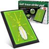 Golf Swing Practice Mat with Ball Trajectory Tracking for Indoor/Outdoor Use