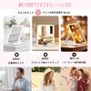 MILEDUO Folding with Actress Makeup Folding 3 Stepless Adjustable USB LED Storage Travel Portable Mirror, Tabletop, Light, Mirror, Mirror, Mirror,