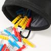 Multifunctional Cylinder Screws Storage Bag Anti-Fall Portable Hardware Tool Pouch Waterproof Hangable Tool Waist Bag Renovation