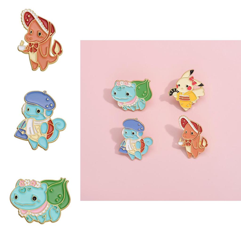 Animal Adorable Cartoon Brooch Pins Premium Alloy Metal Decorative Accessories All For