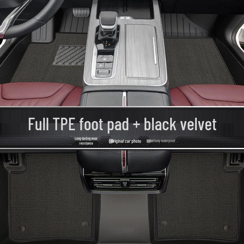 Red Flag HS5 Full Coverage TPE Floor Mats with Trunk Mat