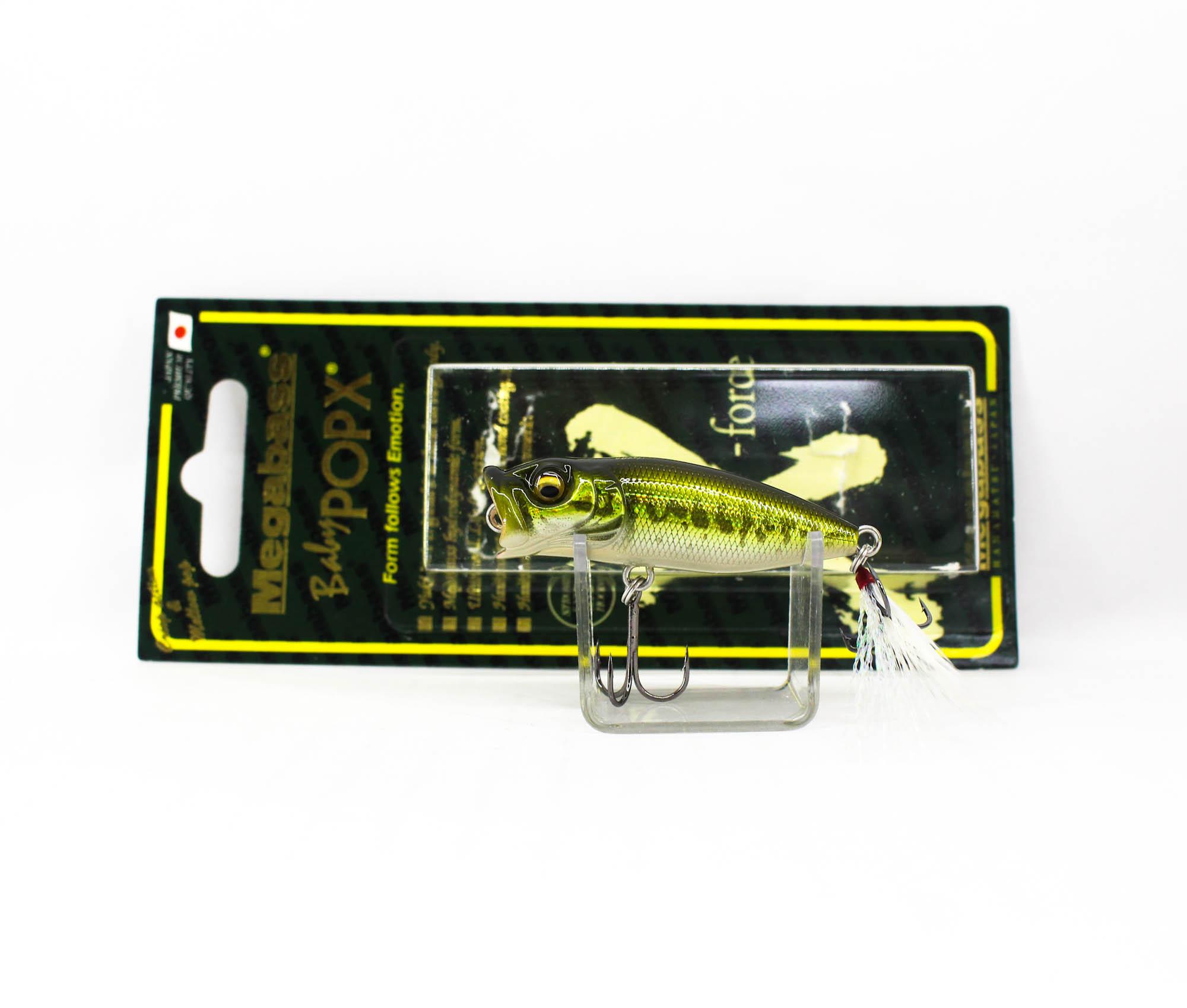 Megabass Pop X Baby 50 mm 3/16 oz Floating Lure GG Bass (1474)