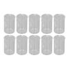 10PCS Beaker Borosilicate Glass Clear Scale Laboratory Beaker for Academic Industrial Experiment 10ml