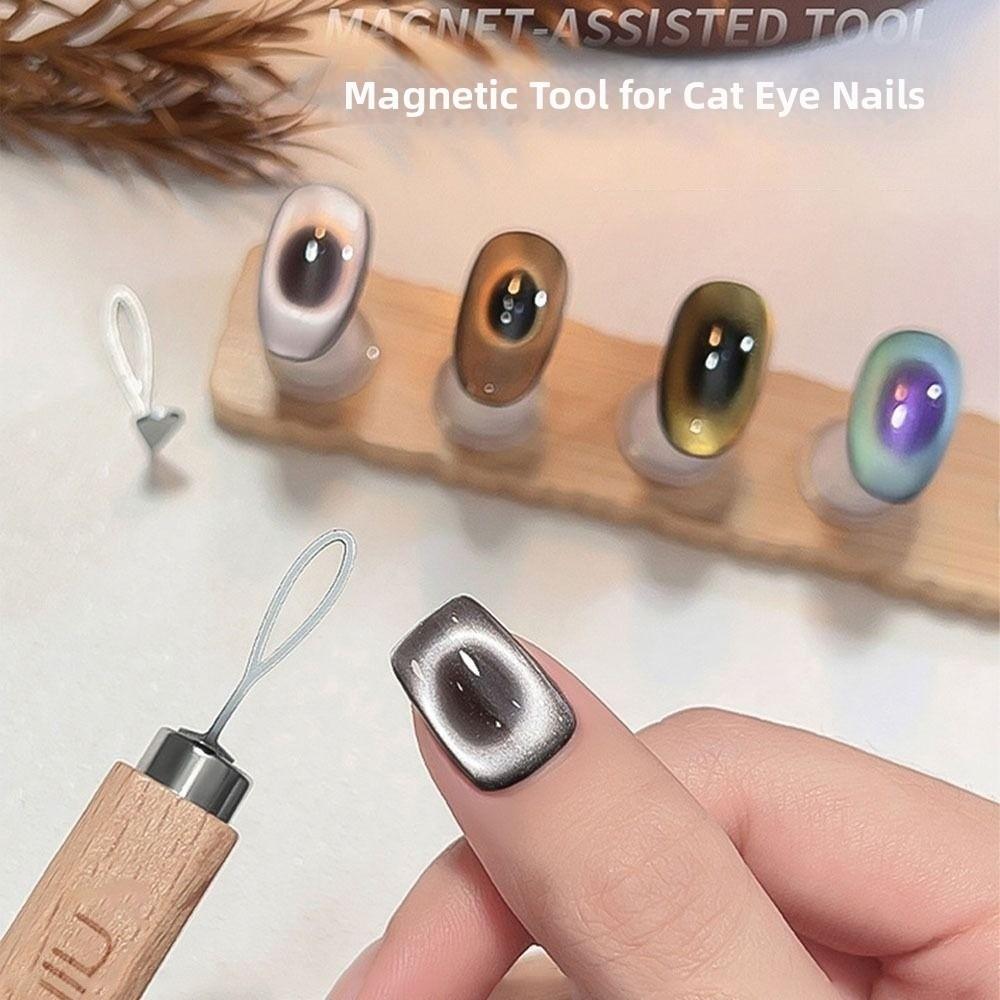 DIY Manicure Kit Hollow Cat Eye Magnet Tool Nail Magnet Line  for Nail Art Accessories