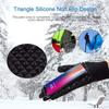 3sets Women Men Warm Winter Touch Screen Gloves Cold Warm Wool Knitted Gloves Wool Full Finger Outdoor Cycling Driving Glove
