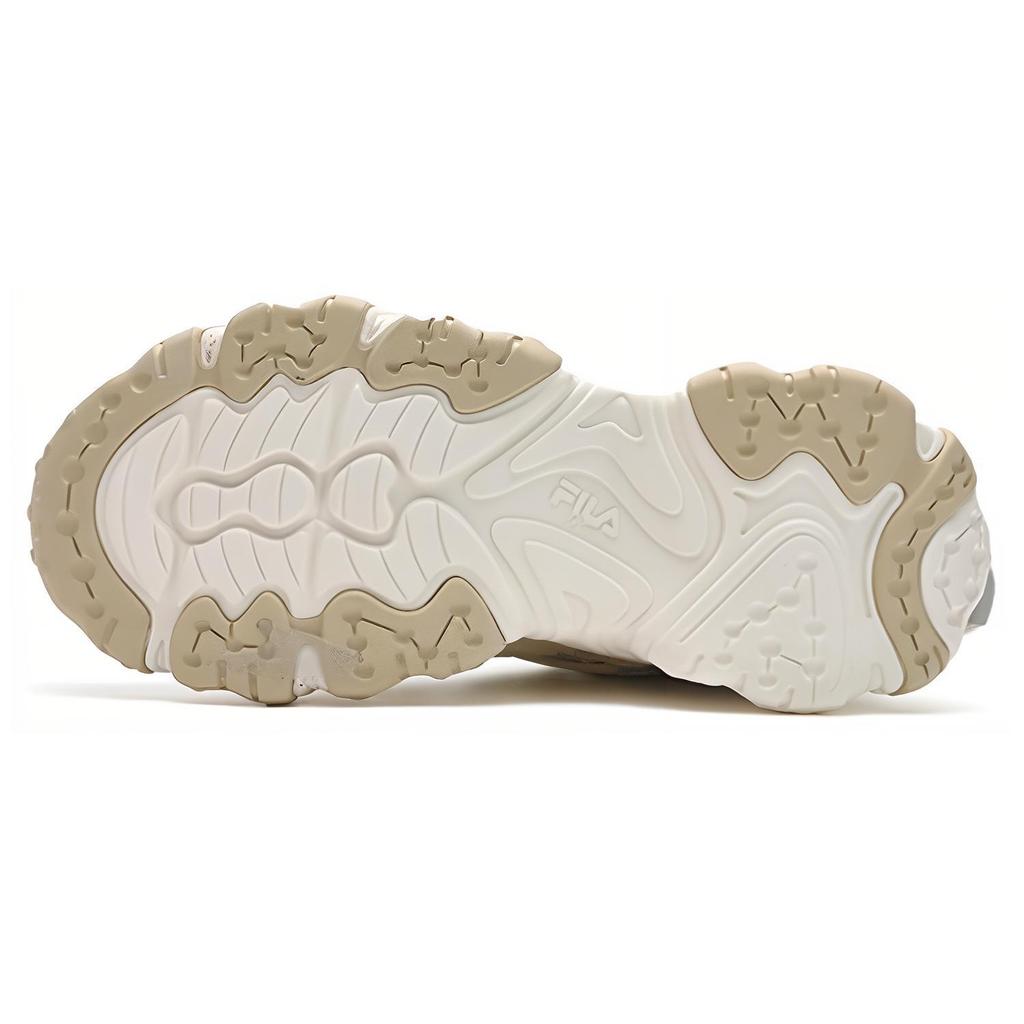 New FILA FLUID 5 Cat Paw 5.0 Cushioning Wear Resistant Mid Top Casual Shoes Women's Beige F12W412116FVW