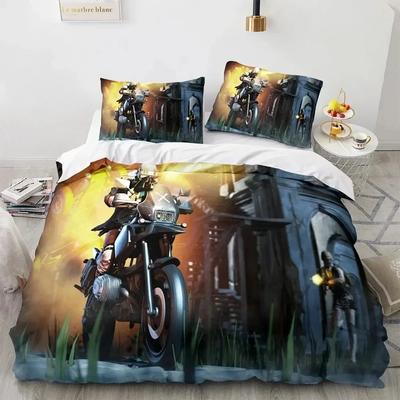 Luksusowy Nowy Zestaw Pościeli 3D Gra PUBG BATTLEGROUNDS Poszewka na Kołdrę Zestaw Łóżka Poszewka na Kołdrę Poszewka na Poduszkę Rozmiar Królewski Queen Chłopcy Dorośli