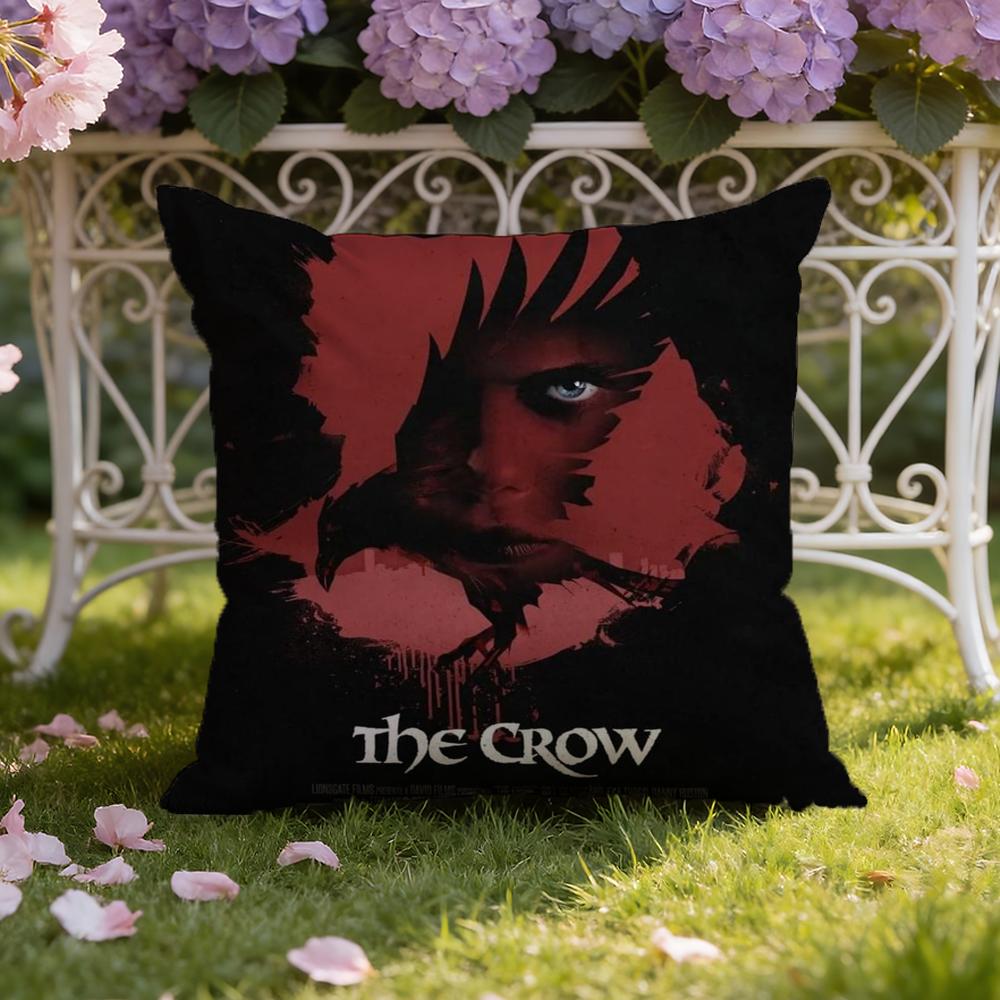 R-Raven C-Crow Movie Cushion Cover Home & Car Dual-Scene Pillow Cover: Reversible for Premium Comfort
