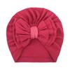 New baby products, baby bow headscarf hat, children's autumn and winter warm hat, girls' hat