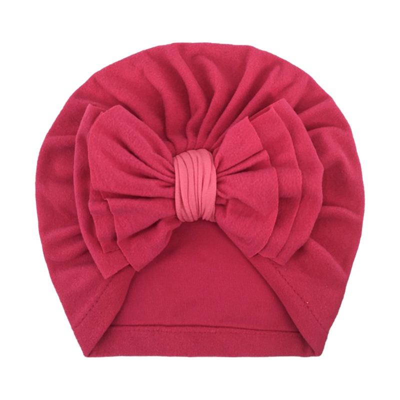 New baby products, baby bow headscarf hat, children's autumn and winter warm hat, girls' hat