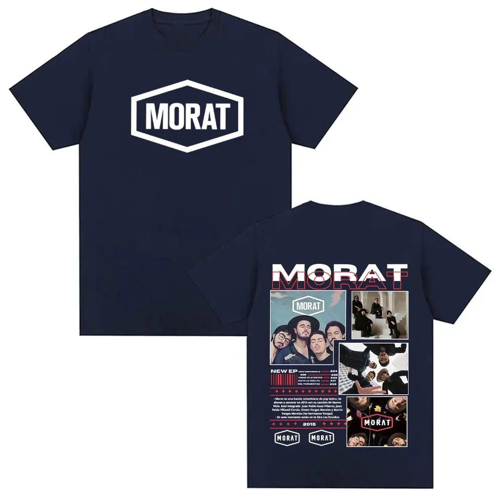 Morat Band High Street Print Graphic Oversized T Shirt Men Women Streetwear  Fashion Trendy Round Neck T-shirt Short Sleeve Top