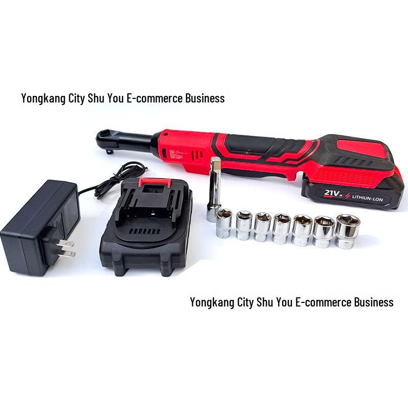 90° Electric Right Angle Ratchet Wrench with Lithium Battery