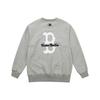 MLB Boston Red Sox Large Logo Embroidered Crewneck American Sweatshirt Unisex Sweatshirt Gray 31MT10111-43M